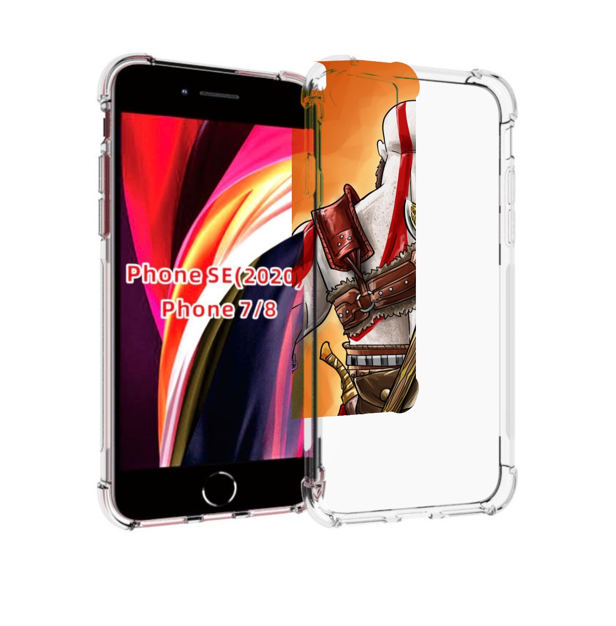 

Чехол MyPads God of War для iPhone 7 4.7 / iPhone 8 / iPhone SE 2 (2020), Прозрачный, Tocco