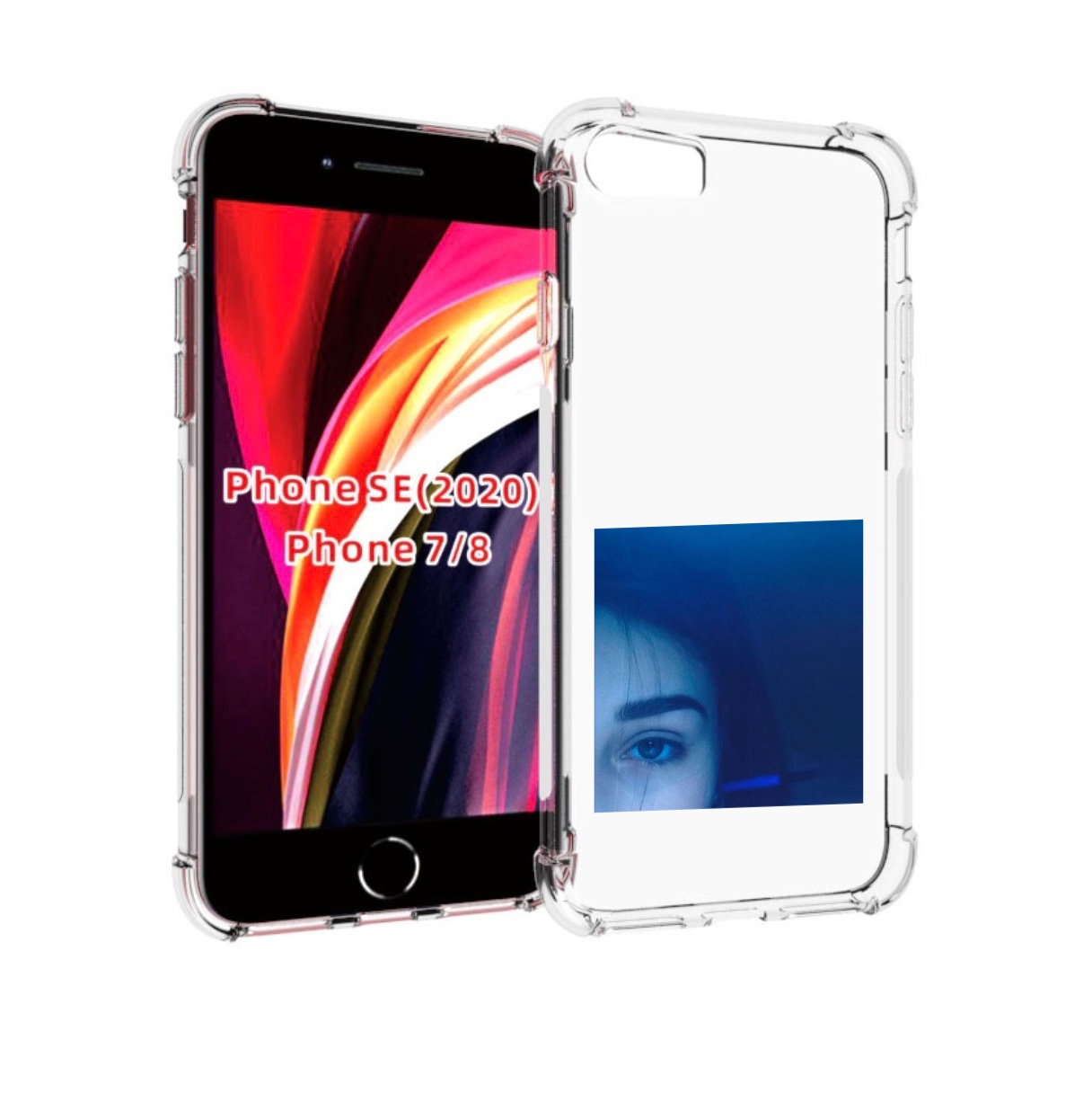 

Чехол MyPads Hate Love face для iPhone 7 4.7 / iPhone 8 / iPhone SE 2 (2020), Прозрачный, Tocco