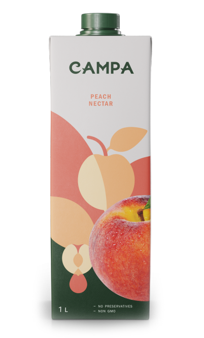 

Сок КАМПА персиковый 1 л