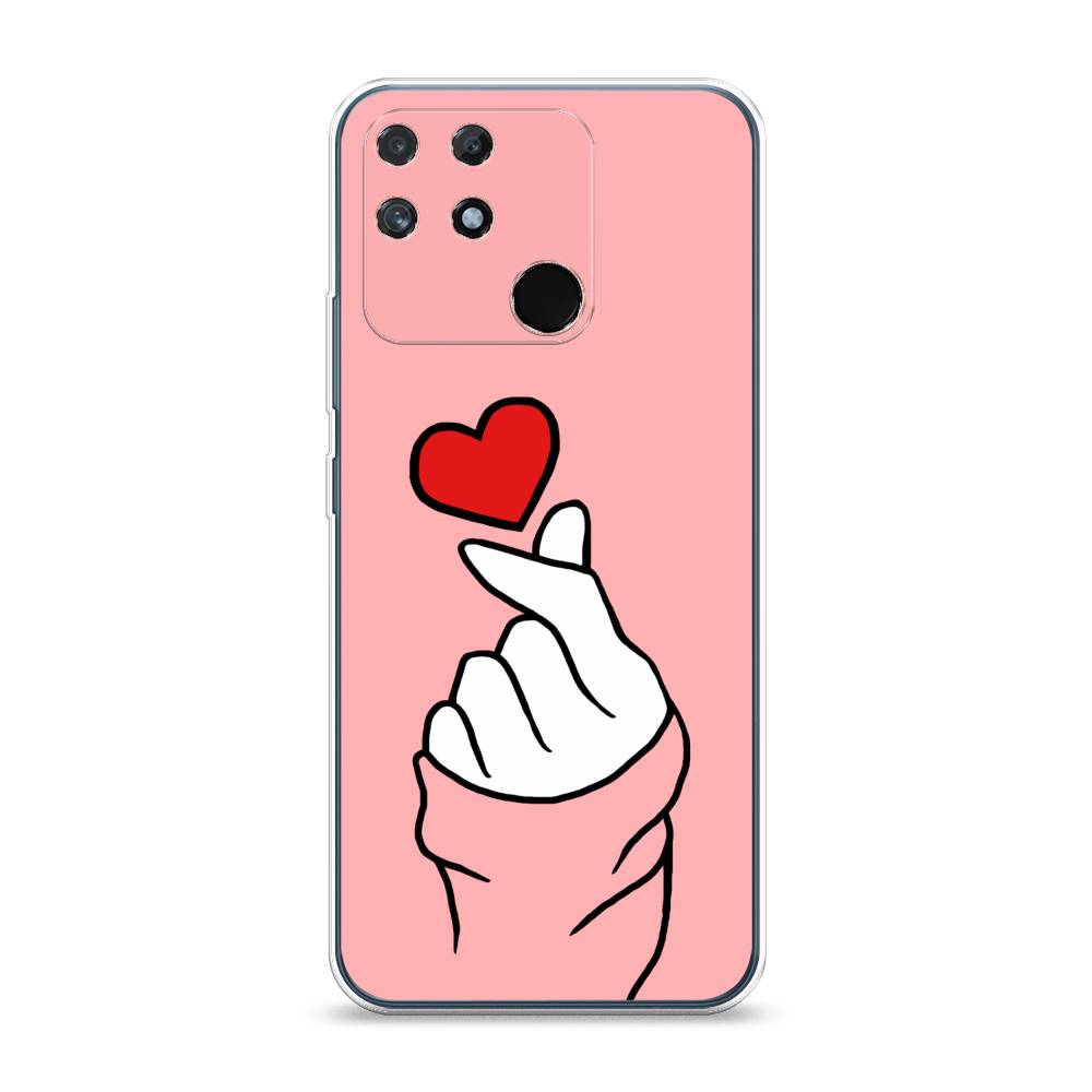 

Чехол Awog на Realme Narzo 50A "Милое сердечко", Разноцветный, 258450-7