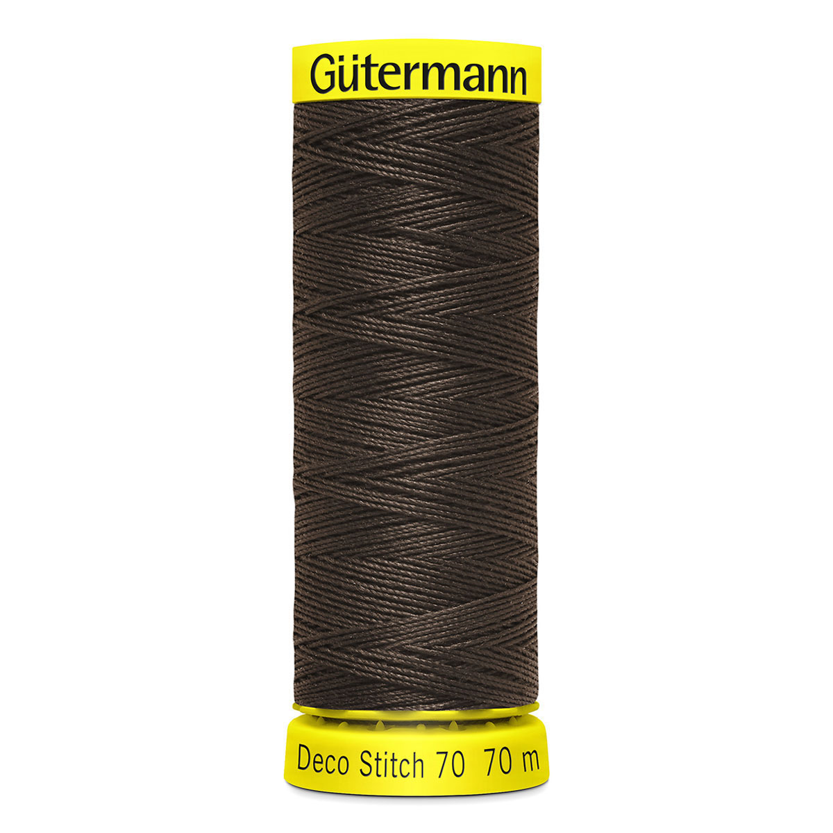 

Нить Gutermann Deco Stitch №70, для декоративных швов, 70м (696 тёмный шоколад), 5 шт, Разноцветный, 7730427