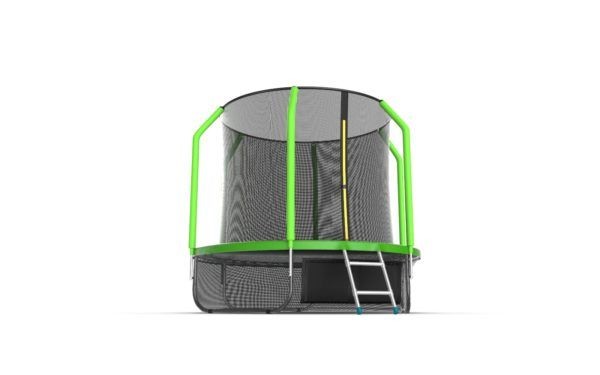 фото Батут evo jump cosmo 8ft green lowernet + сетка