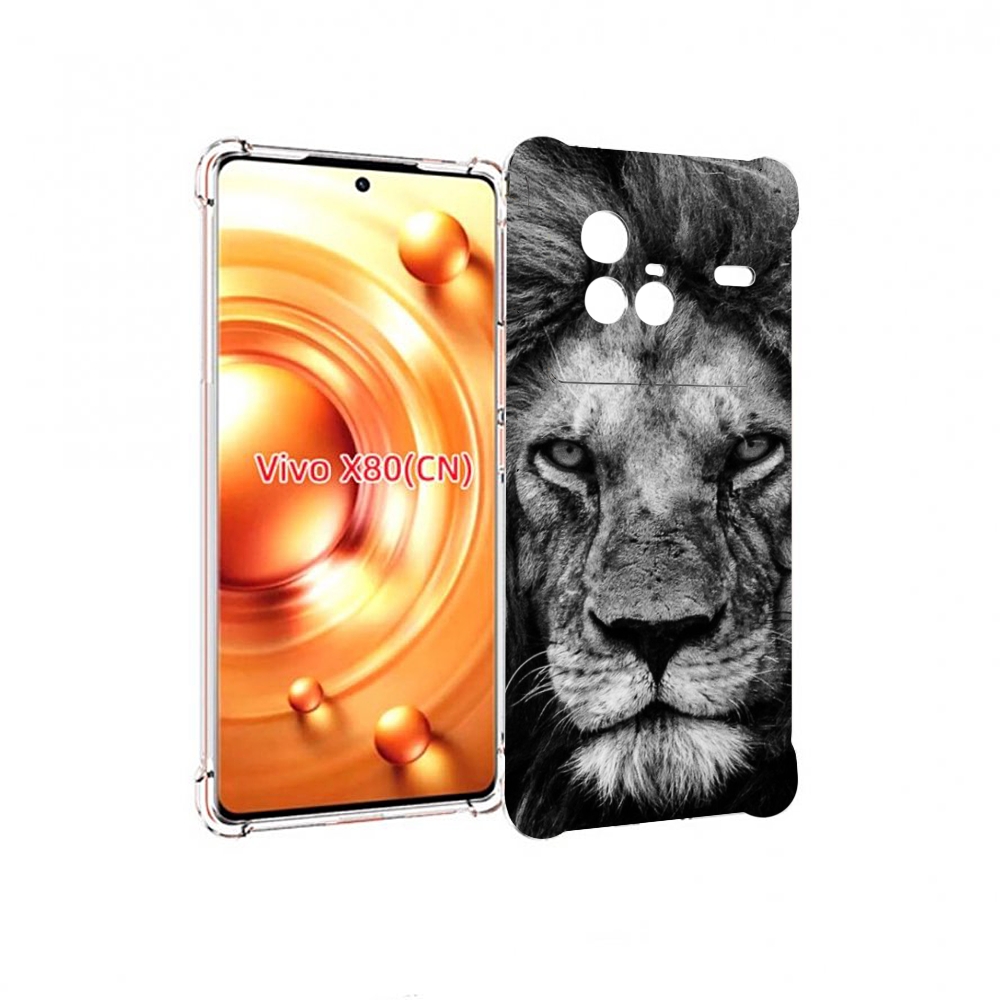 

Чехол Mypads Смуглый Лев Мужской Для Vivo X80, Прозрачный, Tocco