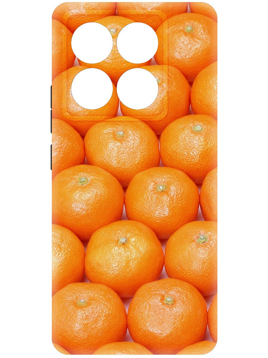

Чехол-накладка Krutoff Soft Case Мандаринки для Xiaomi 14T Pro черный