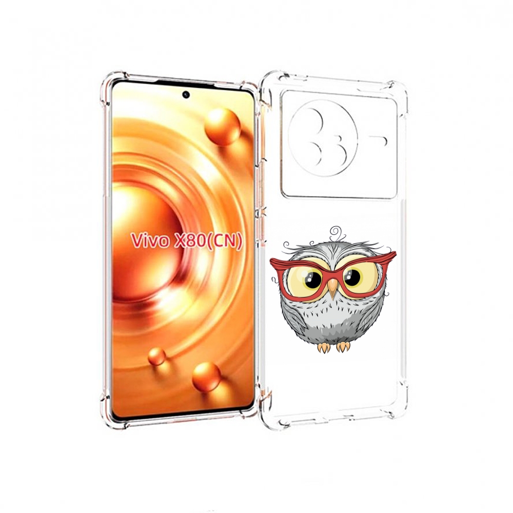 

Чехол Mypads Сова-В-Красных-Очках Для Vivo X80, Прозрачный, Tocco