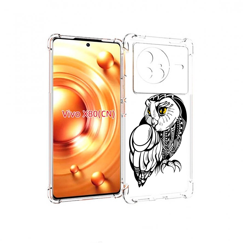 

Чехол Mypads Сова-Красотка Для Vivo X80, Прозрачный, Tocco