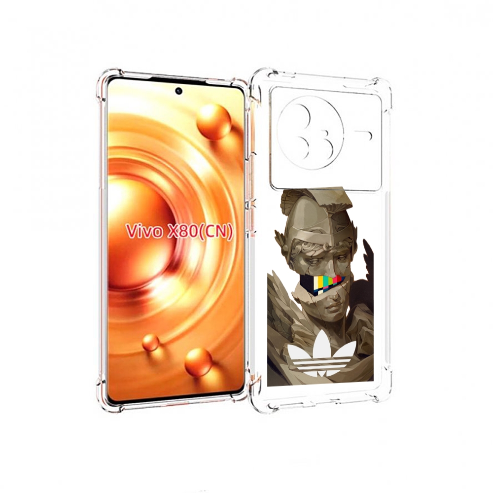 

Чехол Mypads Статуя-Адидас Для Vivo X80, Прозрачный, Tocco