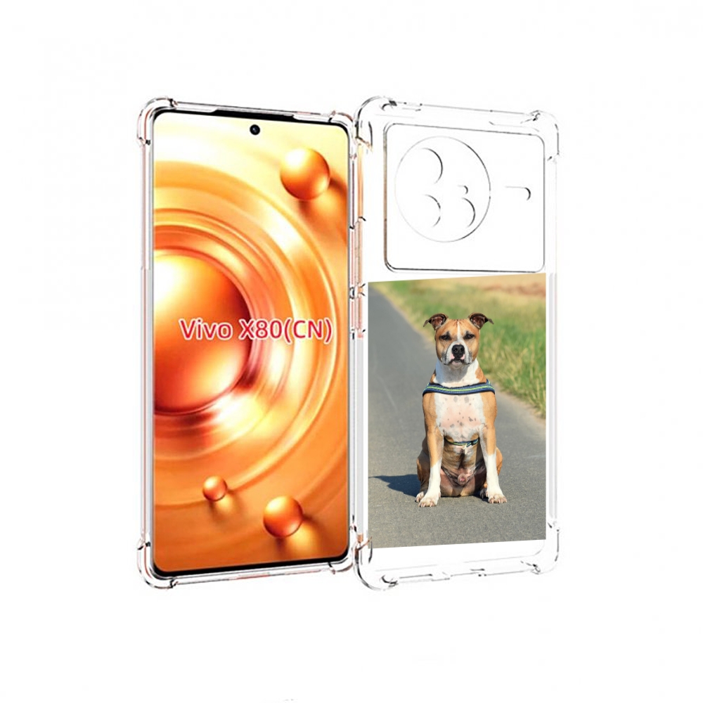 

Чехол Mypads Стаффорд Терьер Для Vivo X80, Прозрачный, Tocco