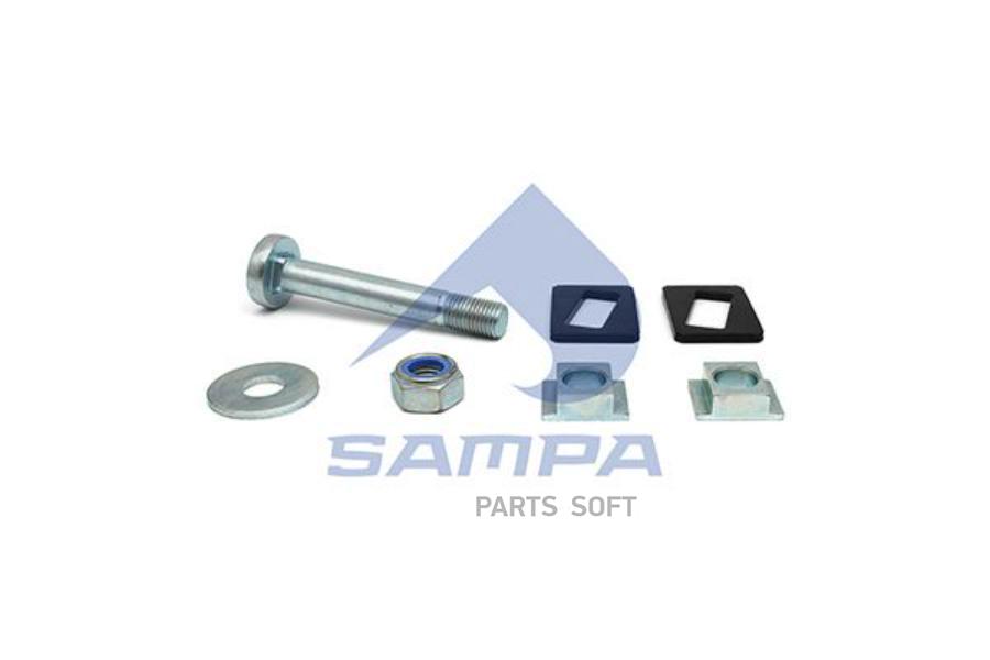 

SAMPA 070582 SA070.582_р/к пальца рессоры !M30x202/3.5 пластины,палец,шайба, гайка\BPW