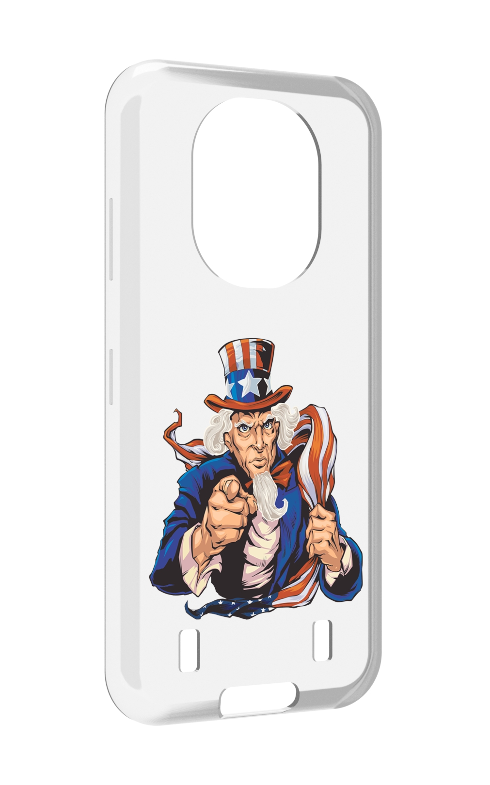 

Чехол MyPads Американский-дед для Oukitel WP16, Прозрачный, Tocco