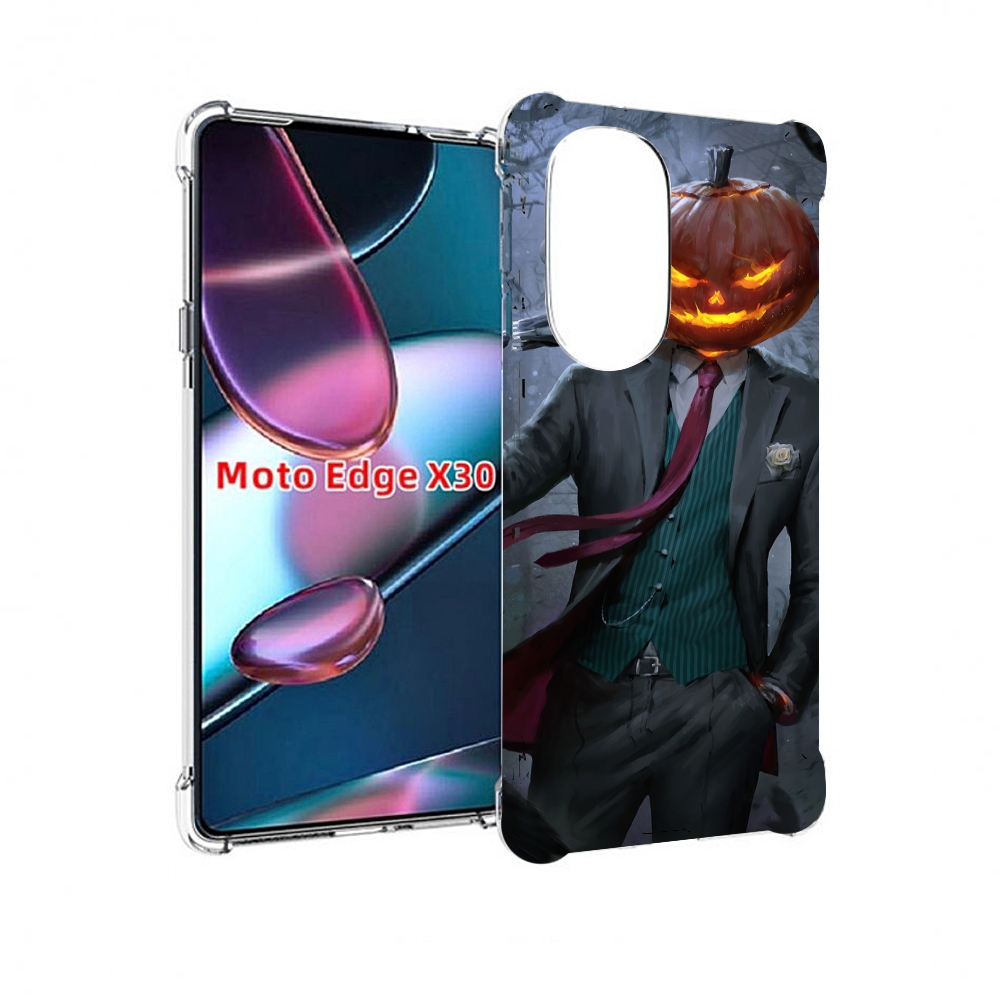 

Чехол MyPads Тыква-убийца для Motorola Moto Edge X30, Прозрачный, Tocco