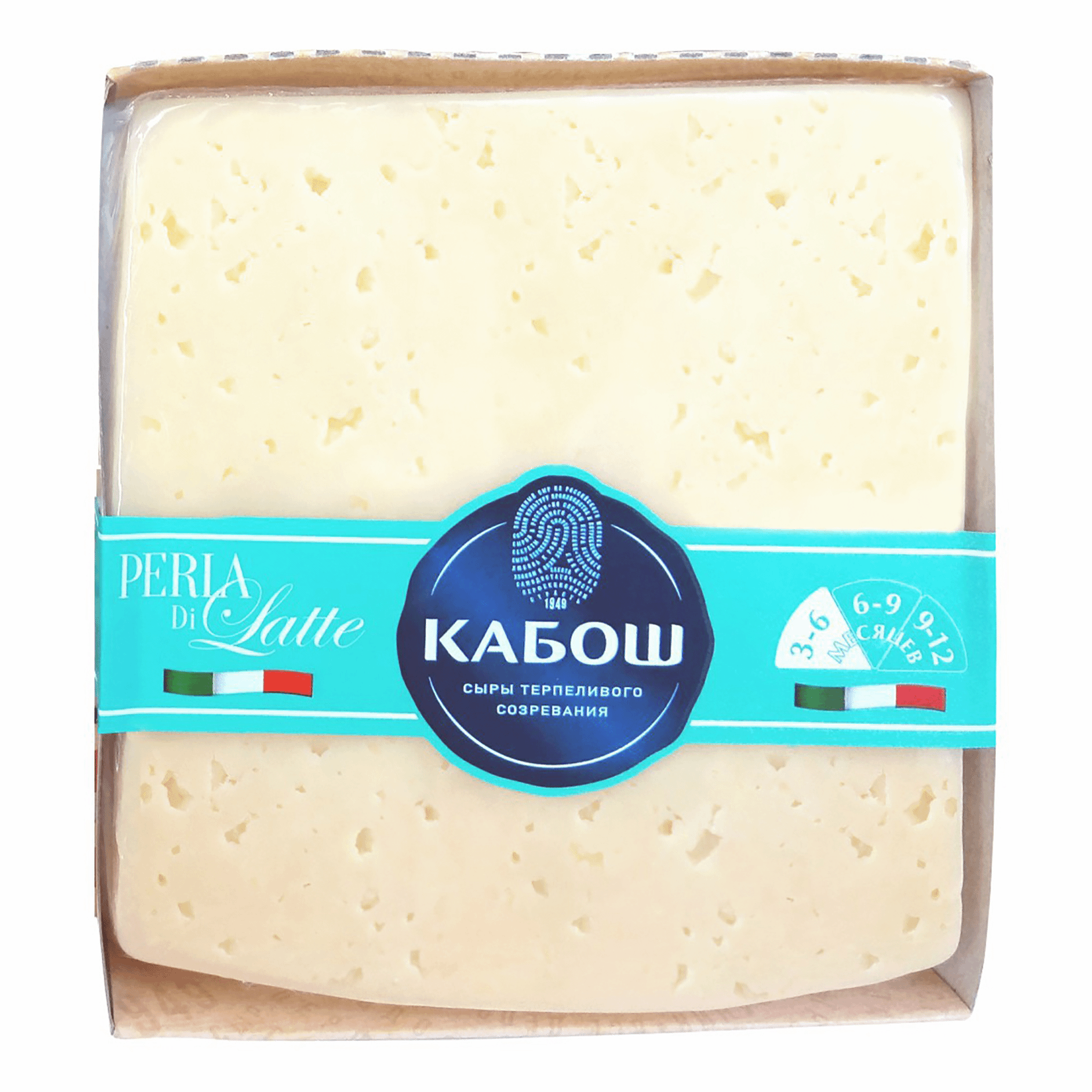

Сыр полутвердый Кабош Perla di Latte Vecchio 50% 200 г