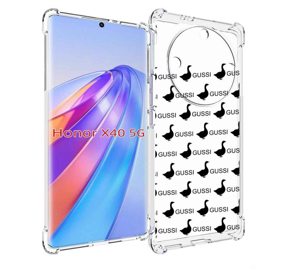

Чехол MyPads GUSSI для Honor X40, Прозрачный, Tocco