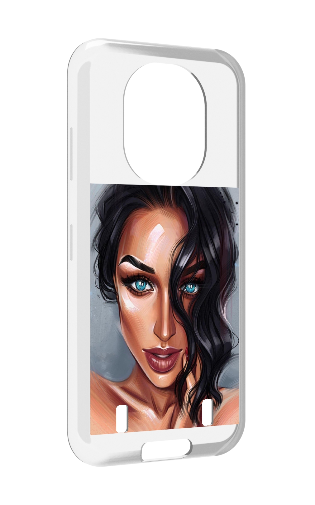 

Чехол MyPads Брюнетка для Oukitel WP16, Прозрачный, Tocco