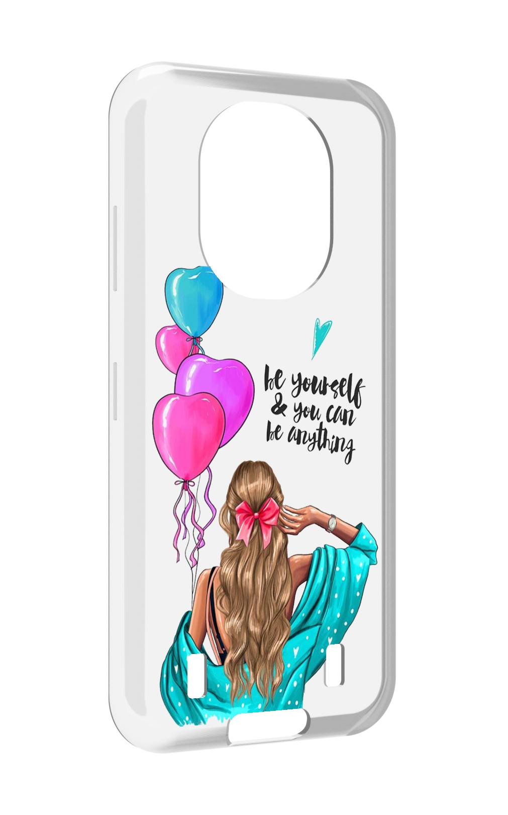 

Чехол MyPads Будь-собой для Oukitel WP16, Прозрачный, Tocco