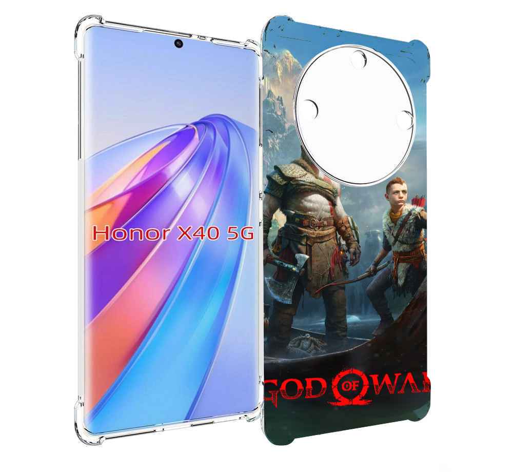 

Чехол MyPads God Of War Кратос Атрей для Honor X40, Прозрачный, Tocco