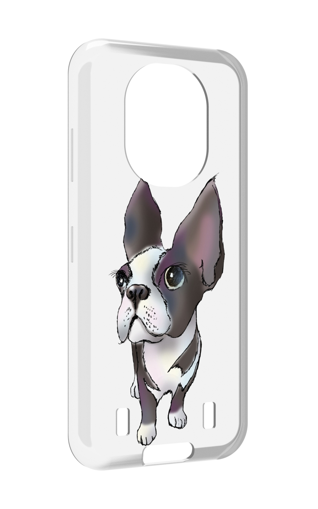 

Чехол MyPads Бульдожка для Oukitel WP16, Прозрачный, Tocco