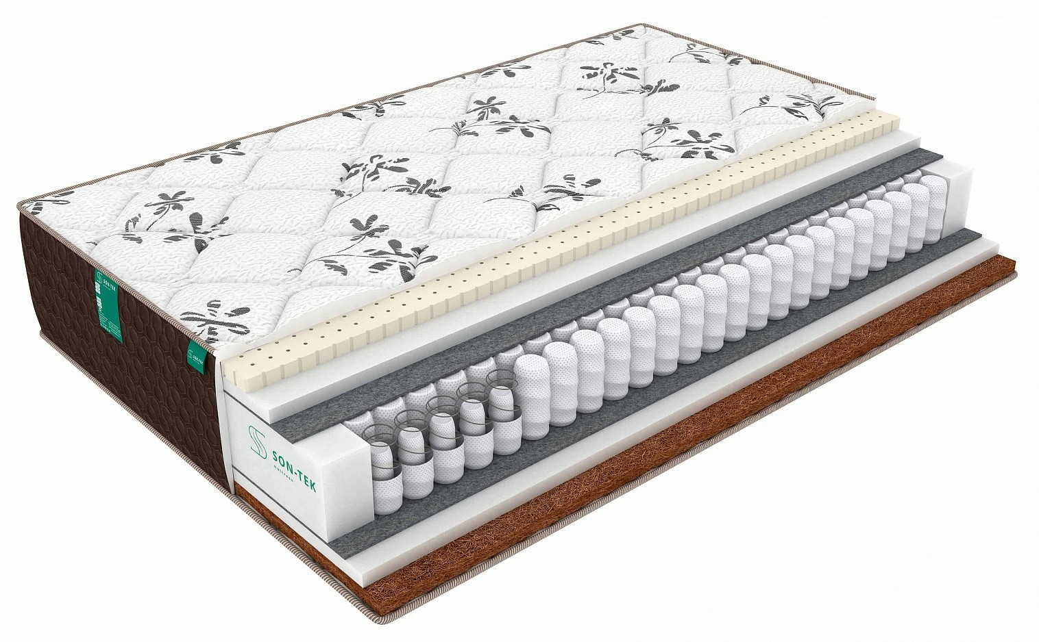 

Матрас Sleeptek Duplex Latex Cocos Norma 105x220, Duplex Latex Cocos Norma
