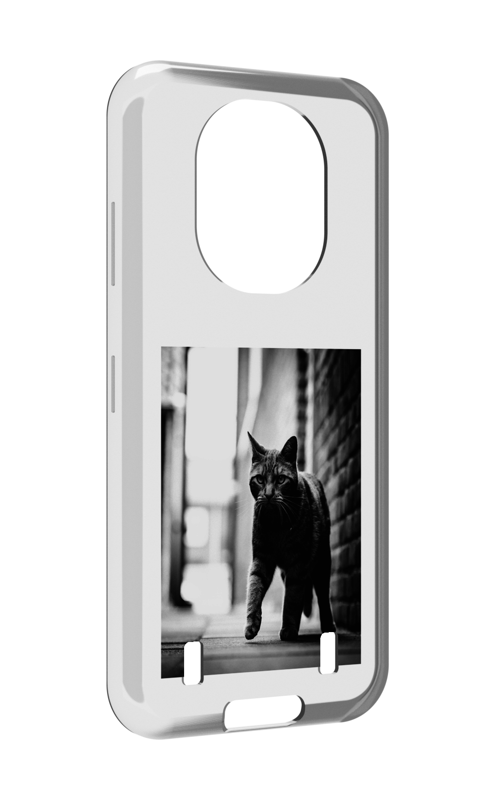 

Чехол MyPads Важный-кот для Oukitel WP16, Прозрачный, Tocco