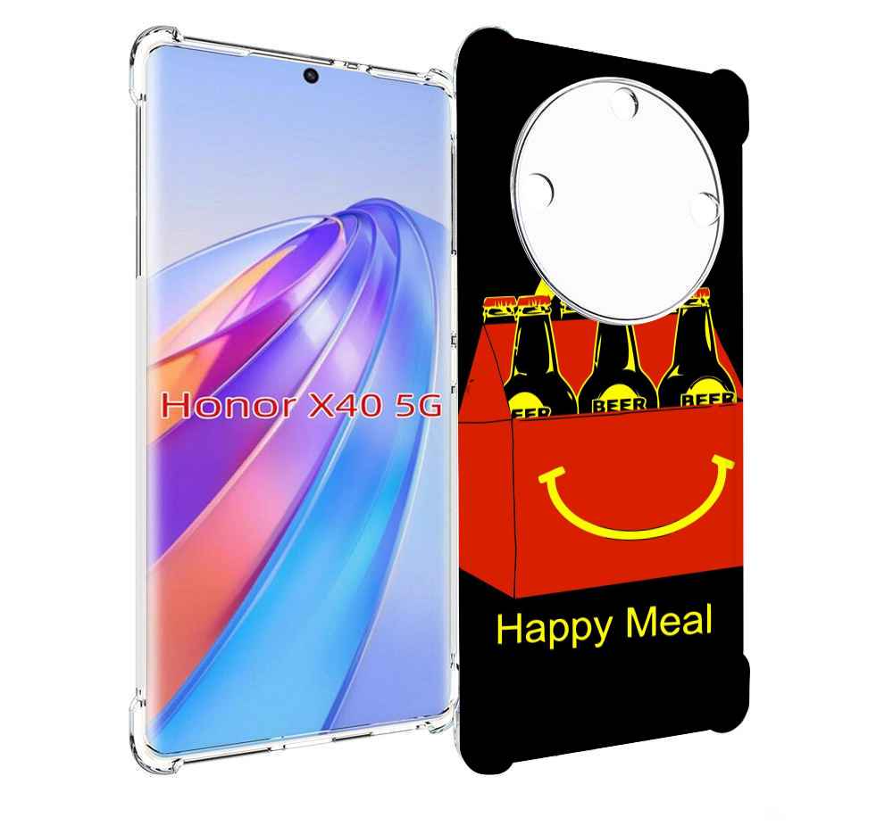 

Чехол MyPads Happy Meal для Honor X40, Прозрачный, Tocco