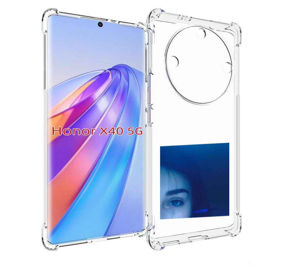 

Чехол MyPads Hate Love face для Honor X40, Прозрачный, Tocco
