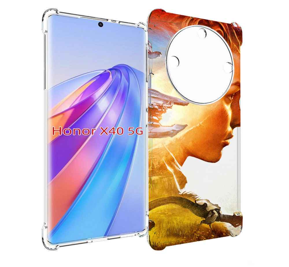 

Чехол MyPads Horizon Zero Dawn art для Honor X40, Прозрачный, Tocco