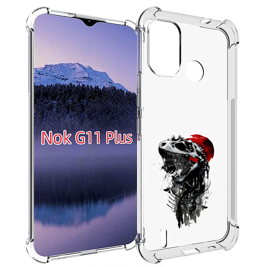 

Чехол MyPads вымерший динозавр для Nokia G11 Plus, Прозрачный, Tocco