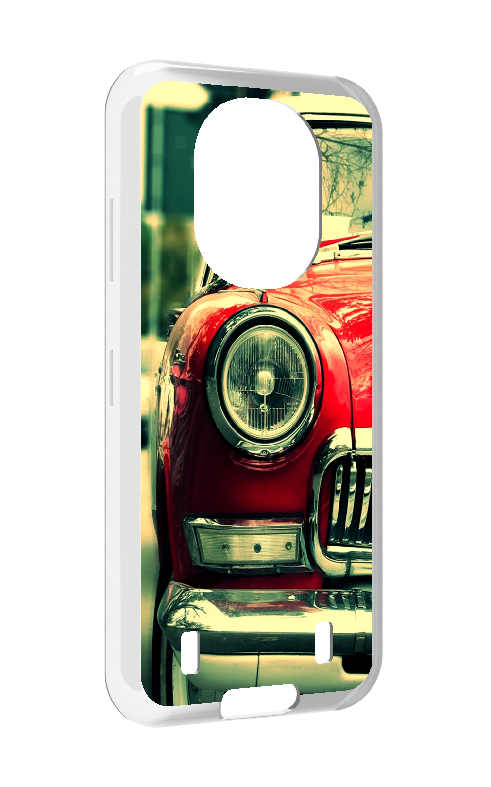 

Чехол MyPads Винтажная-машина мужской для Oukitel WP16, Прозрачный, Tocco