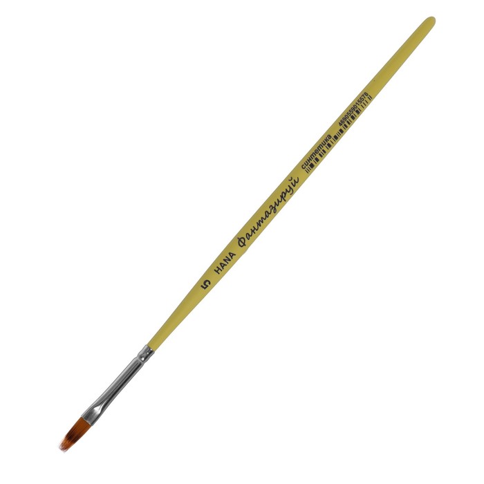 фото Кисть синтетика "гребешок" roubloff фантазируй № 5 (длина волоса 11 мм), короткая ручка ма