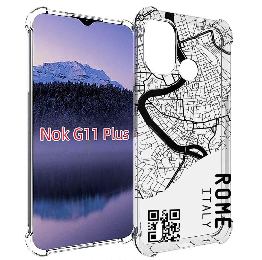 

Чехол MyPads схема-рим для Nokia G11 Plus, Прозрачный, Tocco