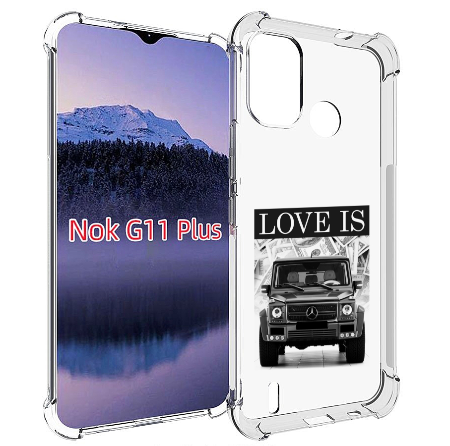 

Чехол MyPads гелик для Nokia G11 Plus, Прозрачный, Tocco