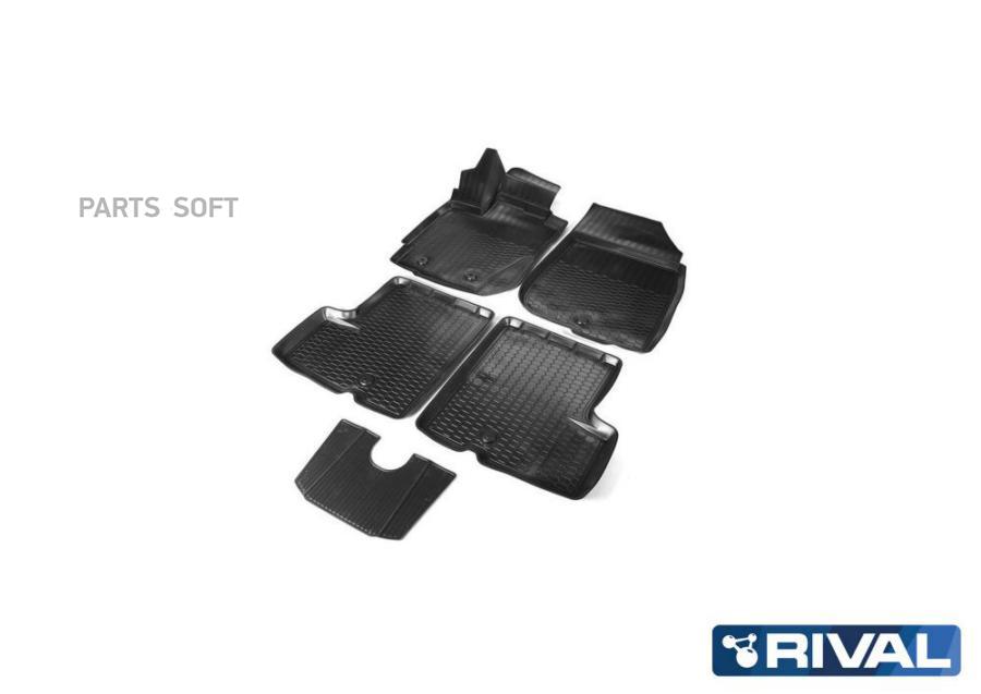 

Коврики в салон Rival Nissan Terrano FWD/4WD 17-/Renault Duster FWD/4WD 15-21, 14701007