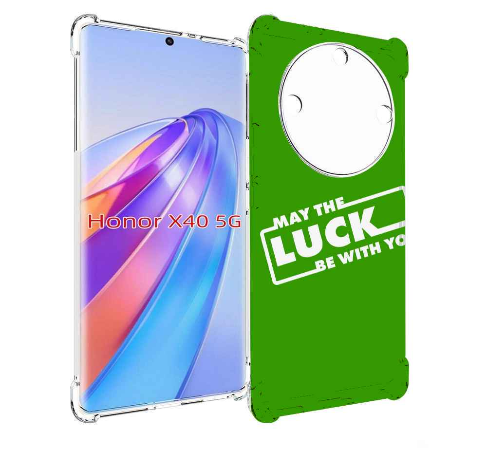 

Чехол MyPads Luck green для Honor X40, Прозрачный, Tocco