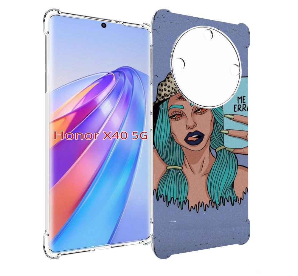 

Чехол MyPads ME Erra женский для Honor X40, Прозрачный, Tocco