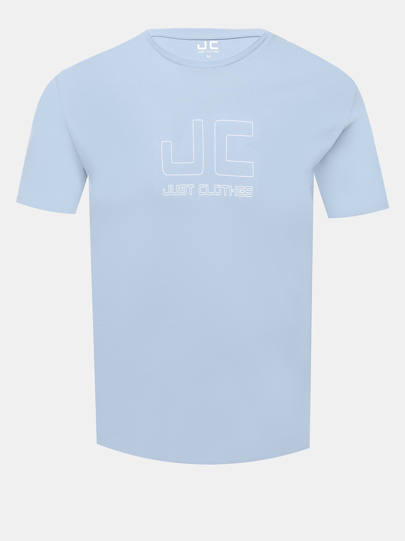

Футболка мужская Just Clothes 000000426 голубая 52 RU, Голубой, 000000426