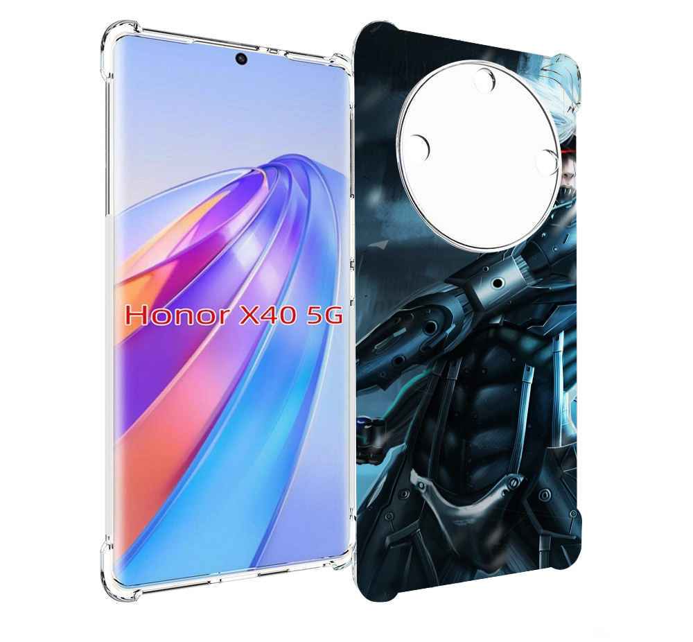 

Чехол MyPads Metal Gear Rising Revengeance для Honor X40, Прозрачный, Tocco