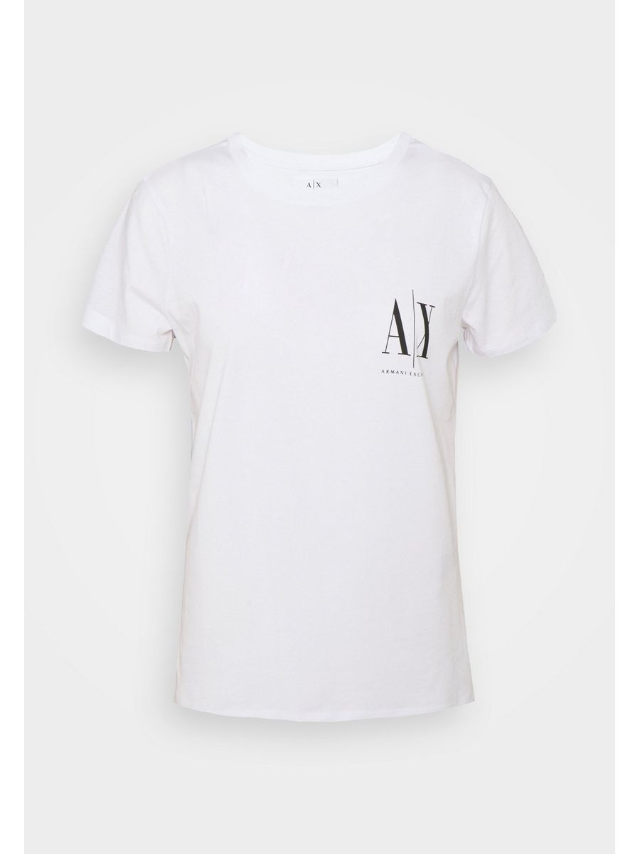 

Футболка женская Armani Exchange ARC21D037 белая L, Белый, ARC21D037