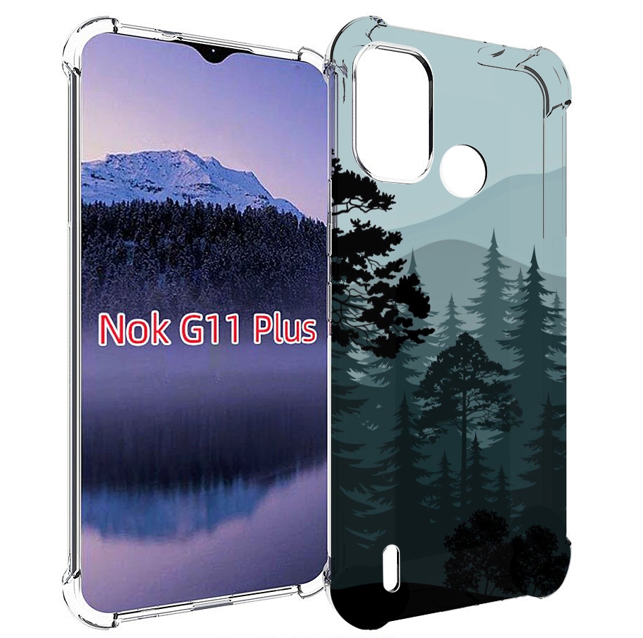 

Чехол MyPads темный лесочек для Nokia G11 Plus, Прозрачный, Tocco