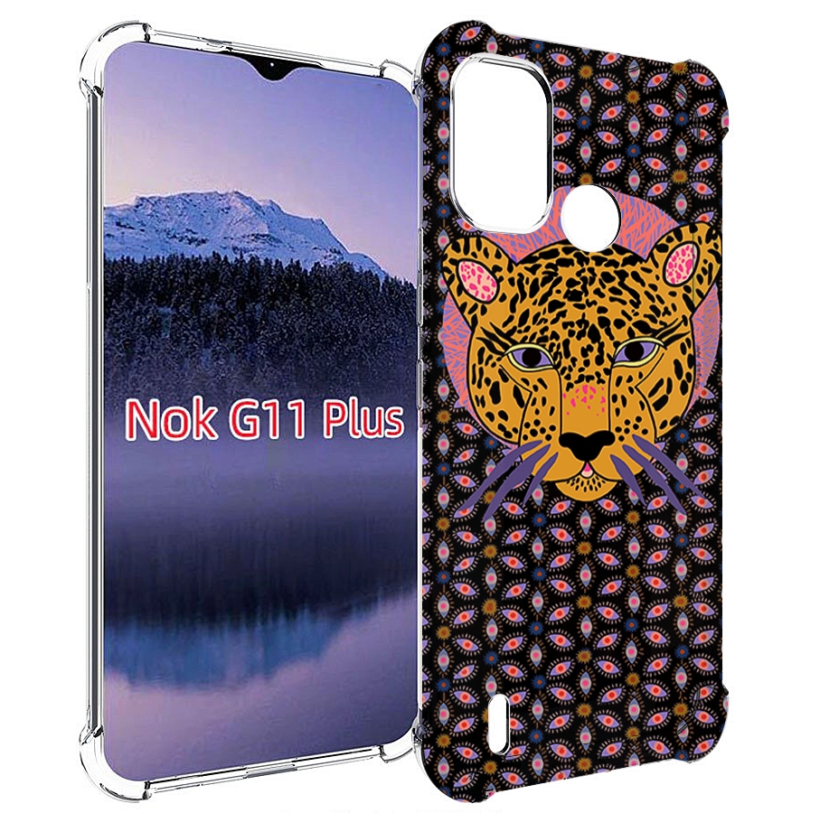 

Чехол MyPads тигр-в-глазах для Nokia G11 Plus, Прозрачный, Tocco