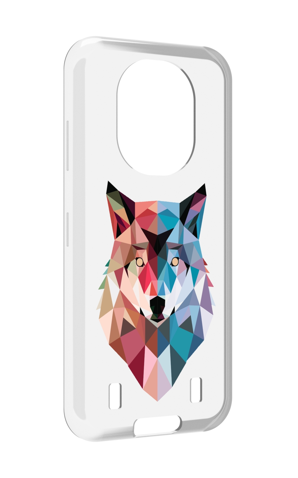 

Чехол MyPads Геометрический-волк для Oukitel WP16, Прозрачный, Tocco