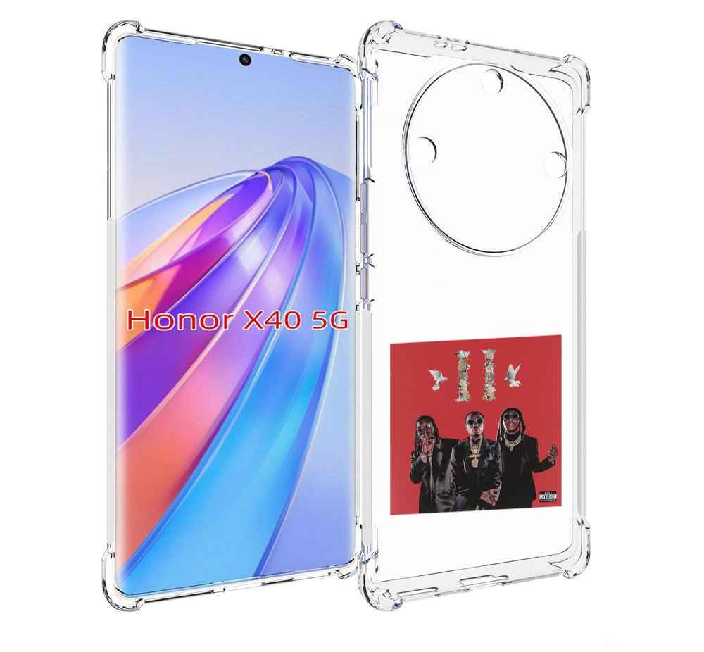 

Чехол MyPads Migos - Culture II для Honor X40, Прозрачный, Tocco