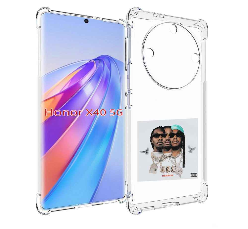 

Чехол MyPads Migos - Culture III для Honor X40, Прозрачный, Tocco