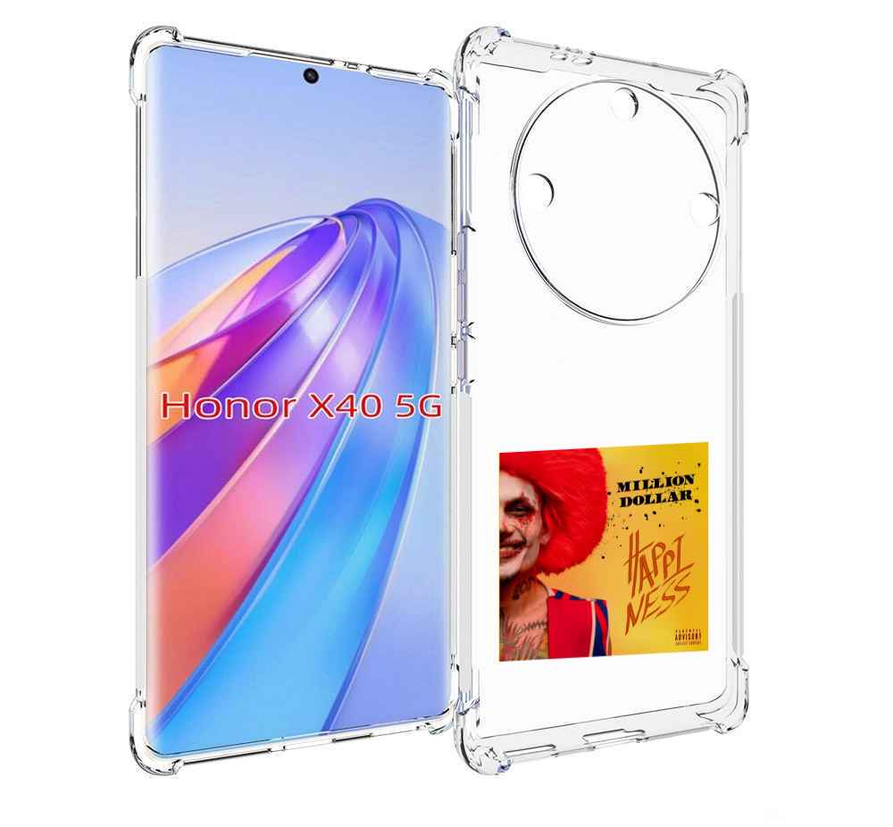 

Чехол MyPads Million Dollar, Happiness Morgenshtern для Honor X40, Прозрачный, Tocco