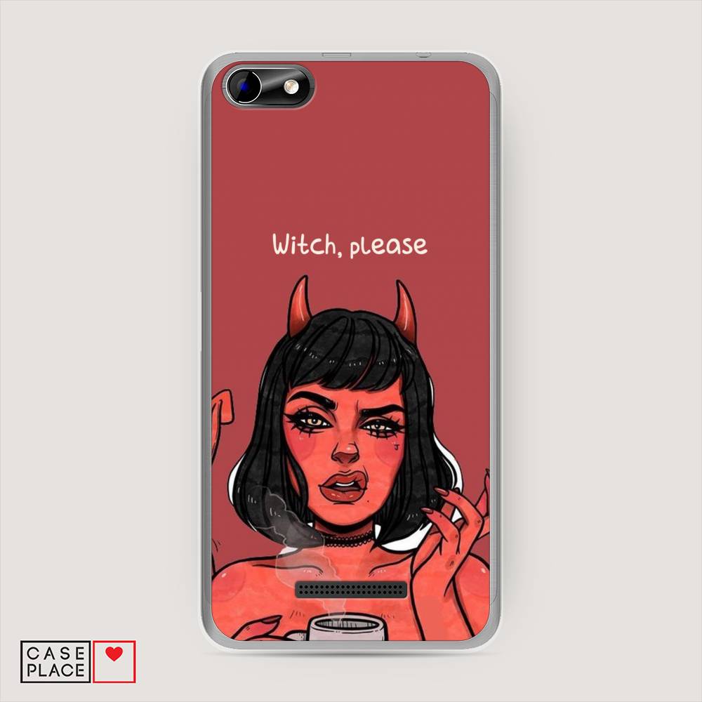 

Чехол Awog на BQ 5058 Strike Power Easy / BQ 5058 Страйк Пауэр Easy "Evil Girl", Разноцветный, 201250-6
