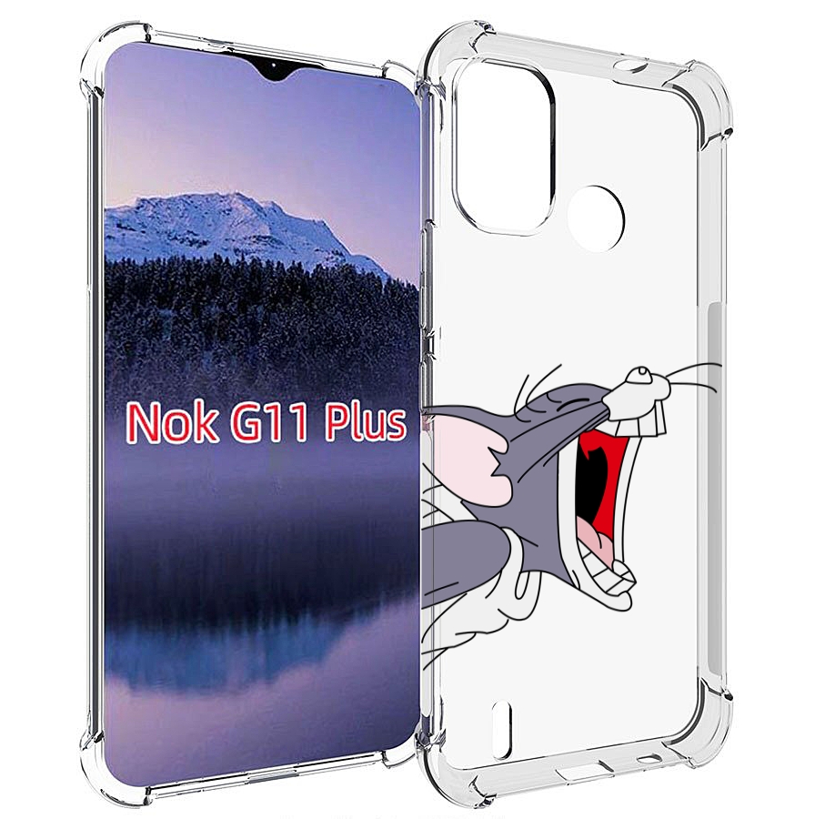 

Чехол MyPads том-голодный для Nokia G11 Plus, Прозрачный, Tocco