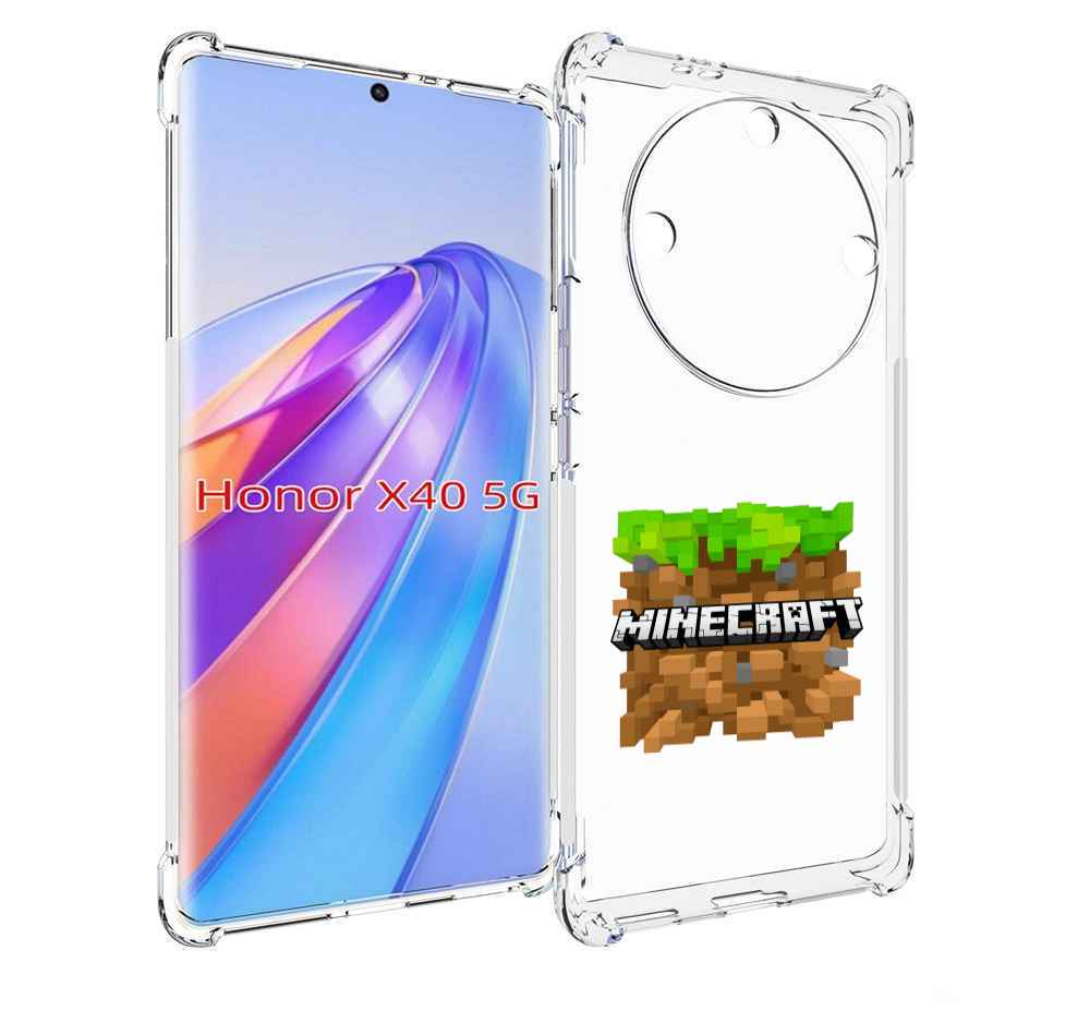 

Чехол MyPads Minecraft-2 для Honor X40, Прозрачный, Tocco