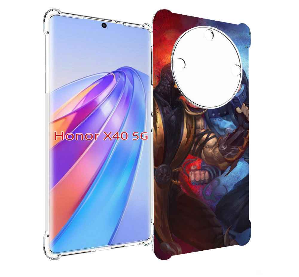 

Чехол MyPads Mortal Kombat art для Honor X40, Прозрачный, Tocco