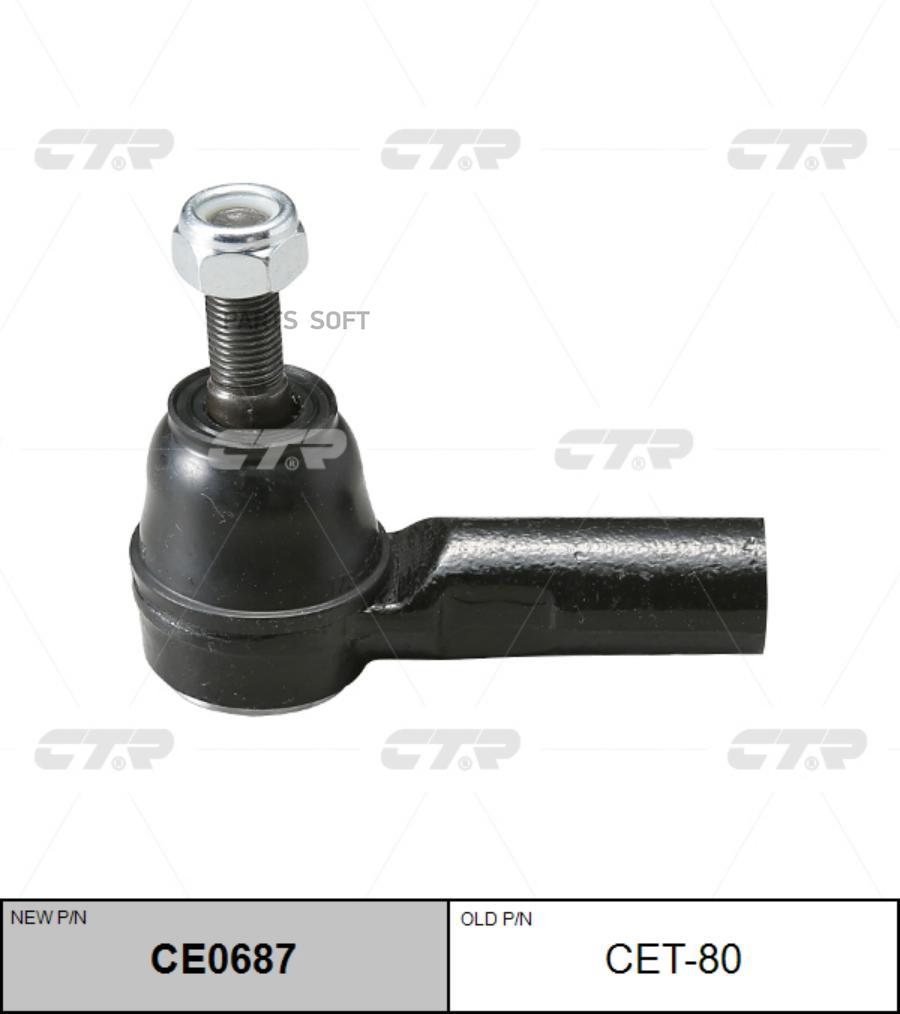 

Наконечник Рулевой Тяги Toyota: Corolla 85-02, Rav 4 96-02, Echo 03-05, Celica 86-99, Camr