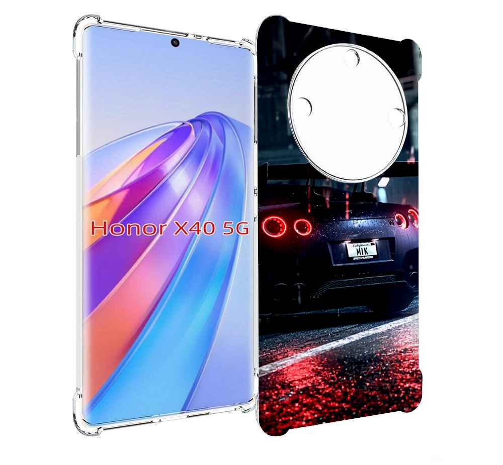 

Чехол MyPads Nissan Skyline для Honor X40, Прозрачный, Tocco