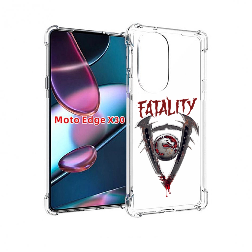 

Чехол MyPads Фаталити мужской для Motorola Moto Edge X30, Прозрачный, Tocco